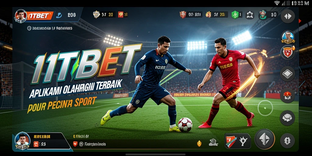 Tampilan antarmuka pengguna 11TBET dengan statistik olahraga.