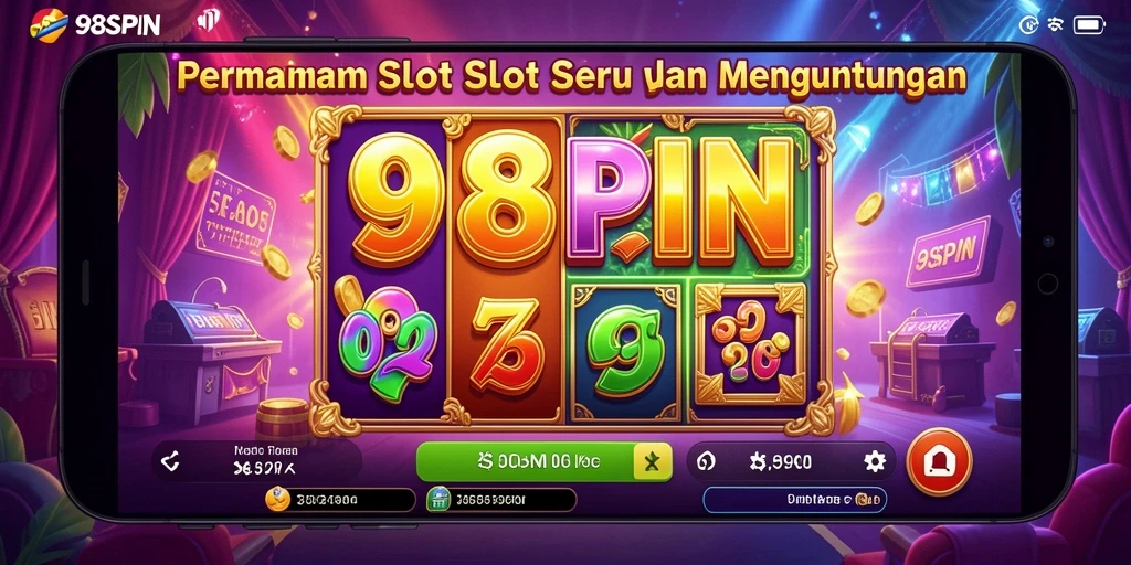 Tampilan gameplay menarik dari 98SPIN dengan mesin slot yang beragam.