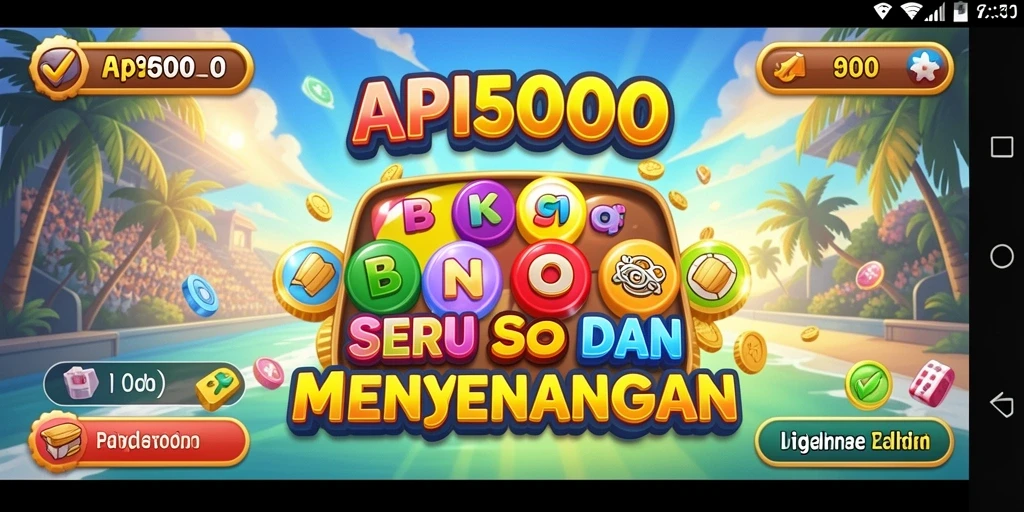 Tampilan gameplay Bingo di API5000 yang menarik dan interaktif.
