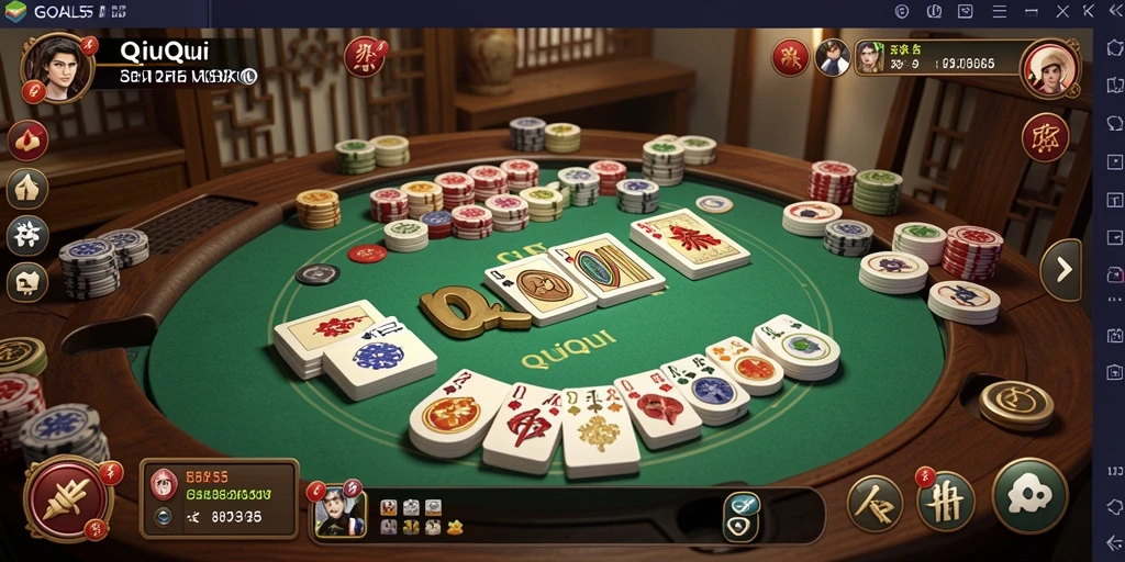 Screenshot gameplay QiuQiu yang menarik dan interaktif.