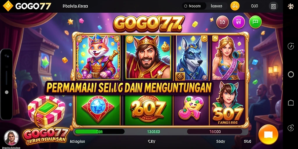 Tampilan gameplay GOGO77 yang seru dan mengasyikkan.