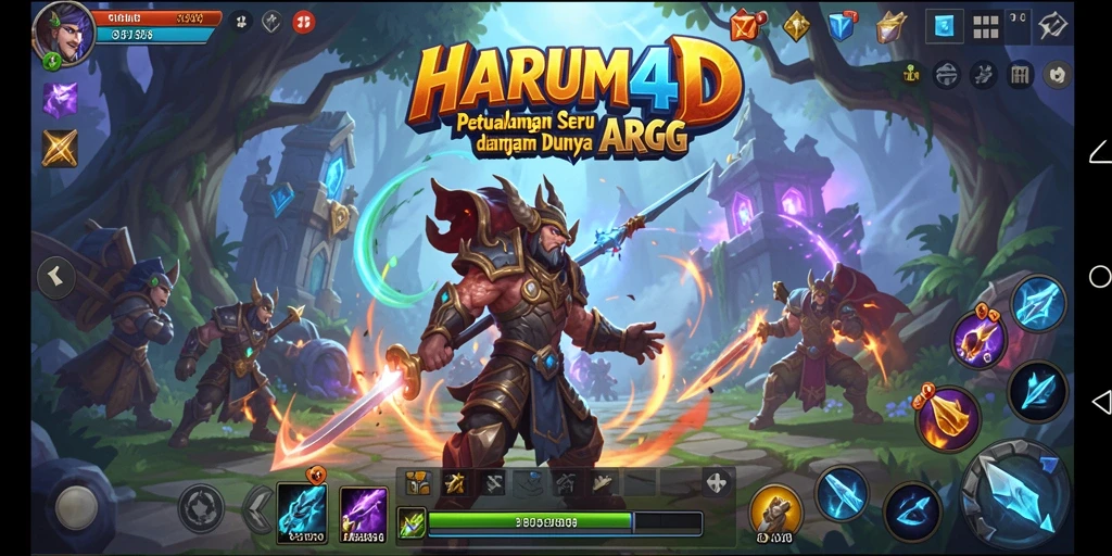Gameplay seru dengan aksi petualangan menakjubkan di HARUM4D.