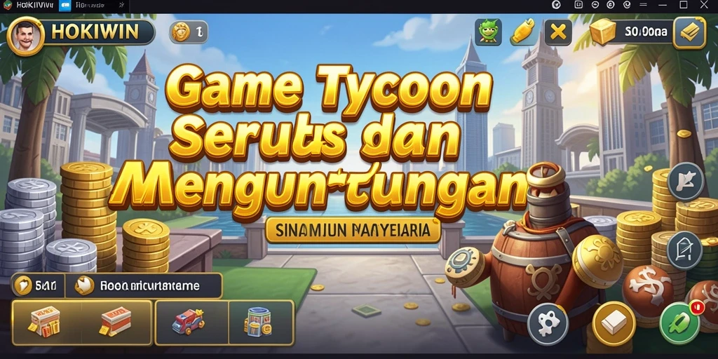 Tampilan menarik dari gameplay HOKIWIN yang penuh strategi Tycoon.