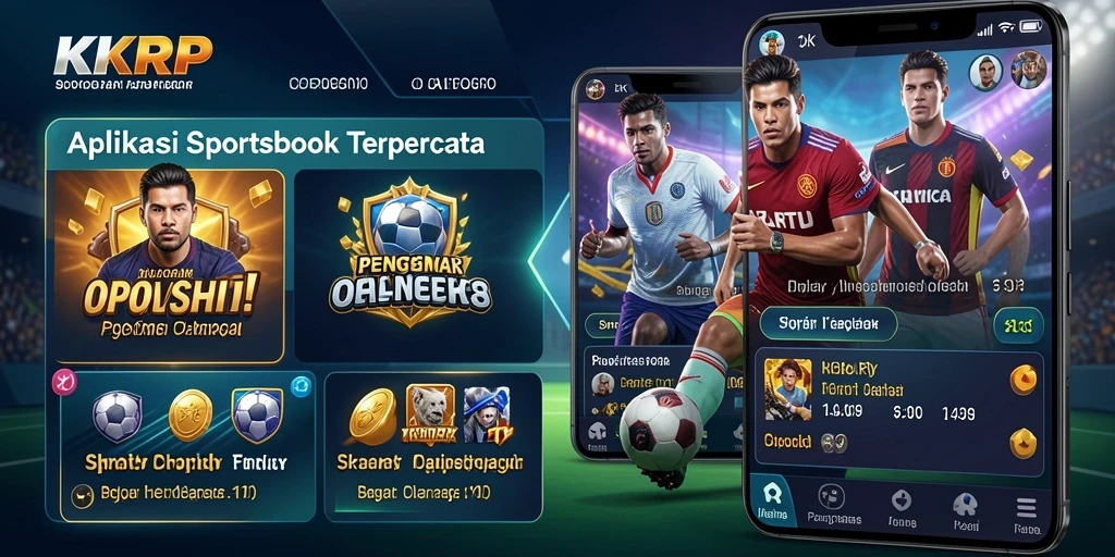 Tangkapan layar gameplay Sportsbook KKRP menunjukkan berbagai pilihan taruhan yang menarik.