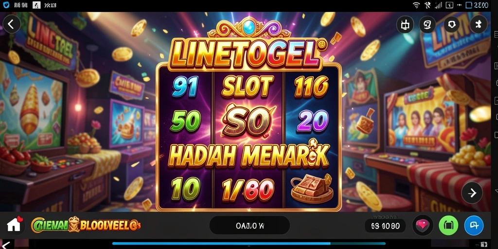 Tampilan menarik dari gameplay Slot di LINETOGEL.