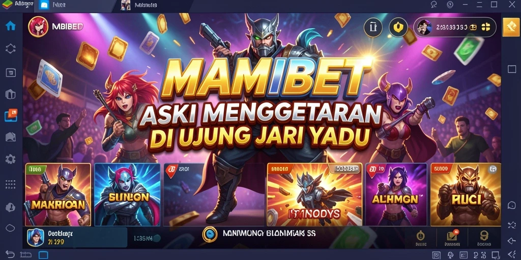 Tampilan aksi seru dalam gameplay MAMIBET yang memikat.