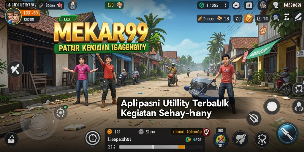 Tampilan utama MEKAR99 yang menampilkan fitur Utility yang bermanfaat.