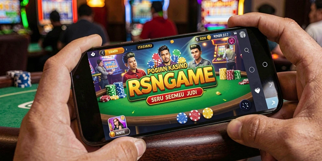 Screenshot gameplay RSNGAME menampilkan suasana Kasino yang mendebarkan.