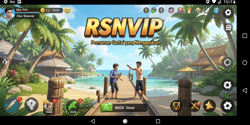 Screenshot gameplay RSNVIP yang menggambarkan keseruan saat bermain.