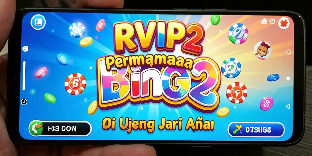 Tampilan gameplay RVIP2 menunjukkan kegembiraan bermain Bingo.