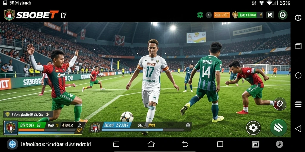 Tangkapan layar utama SBOBET menampilkan taruhan olahraga yang seru.