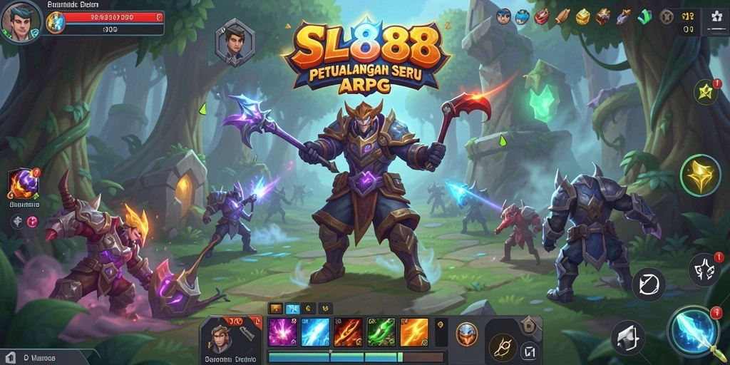 Tangkapan layar menunjukkan aksi menegangkan dalam permainan ARPG.