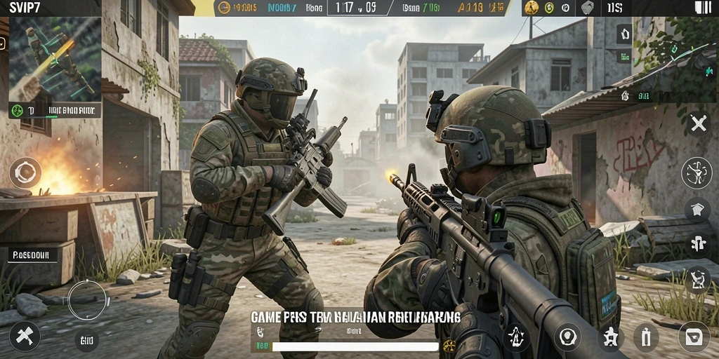 Screenshot gameplay SVIP7 dengan aksi menegangkan dan grafis luar biasa.