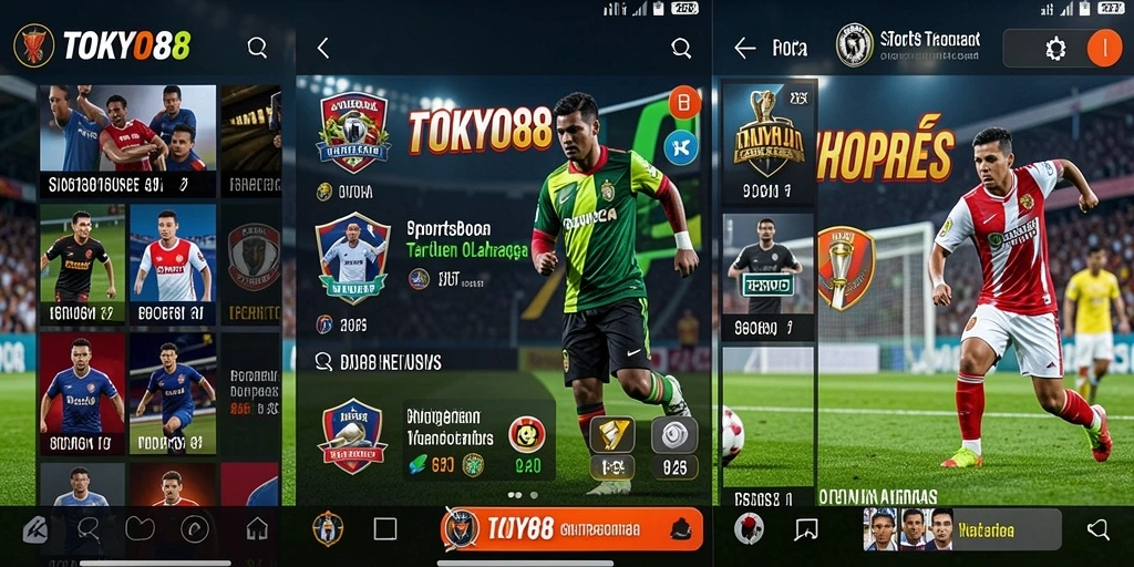 Tampilan gameplay yang menarik dan intuitif dalam TOKYO88.