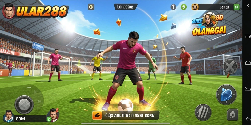 Tampilan seru dari gameplay ULAR288 dengan kompetisi olahraga.